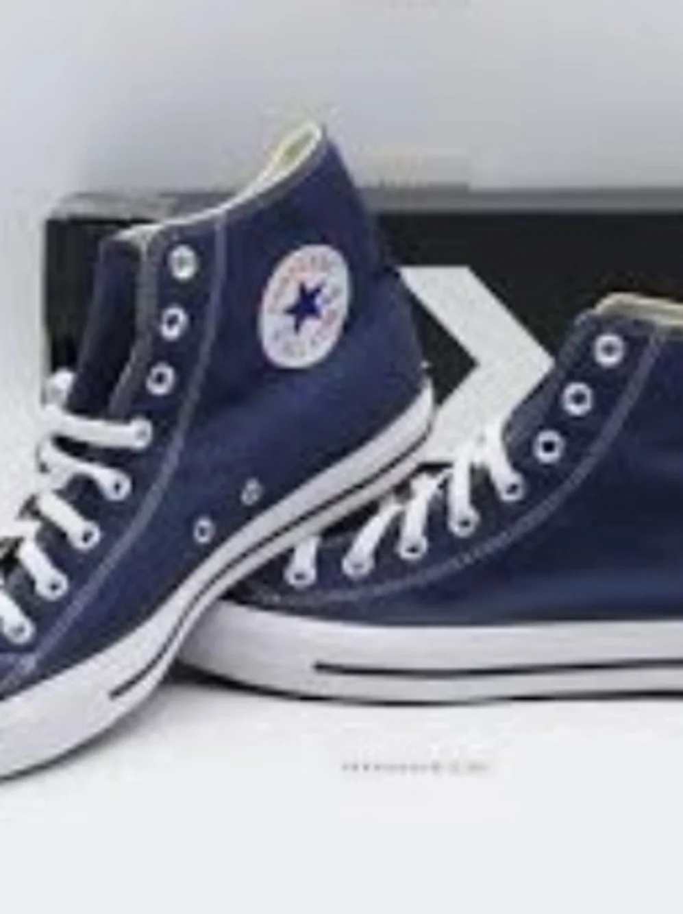 Converse Chuck Taylor All Star High Top Sneakers Navy Blue & White 10M/12W